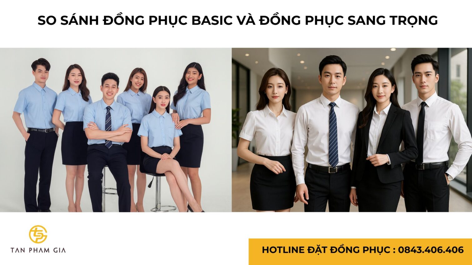 Đồng phục công sở thanh lịch sang trọng