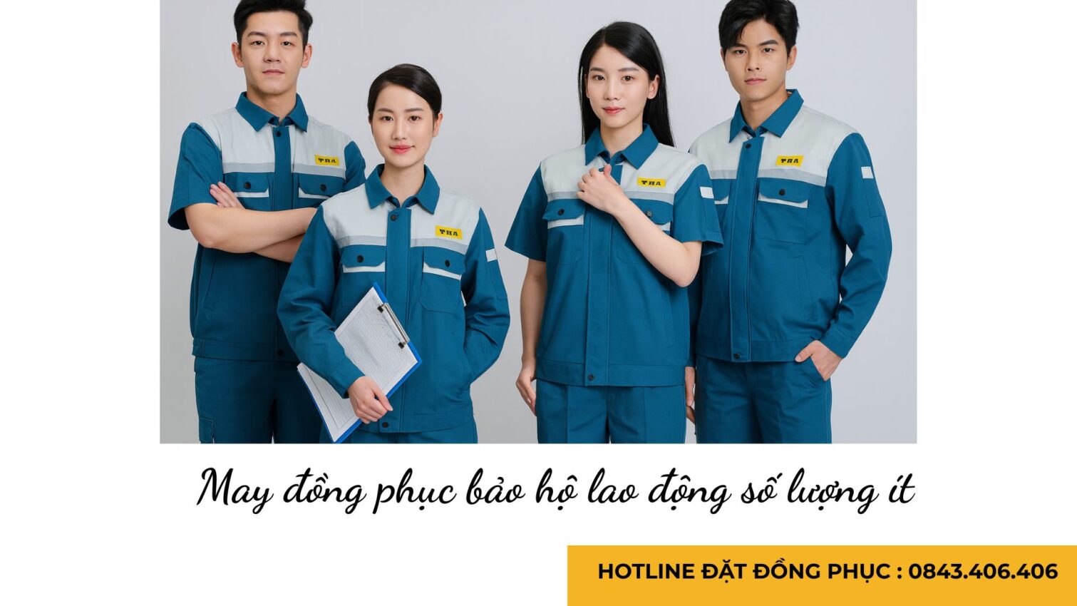 May đồng phục bảo hộ lao động số lượng ít