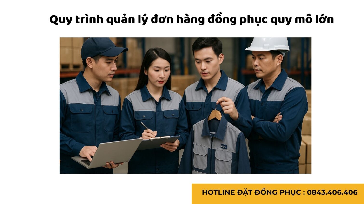 May đồng phục bảo hộ lao động số lượng lớn