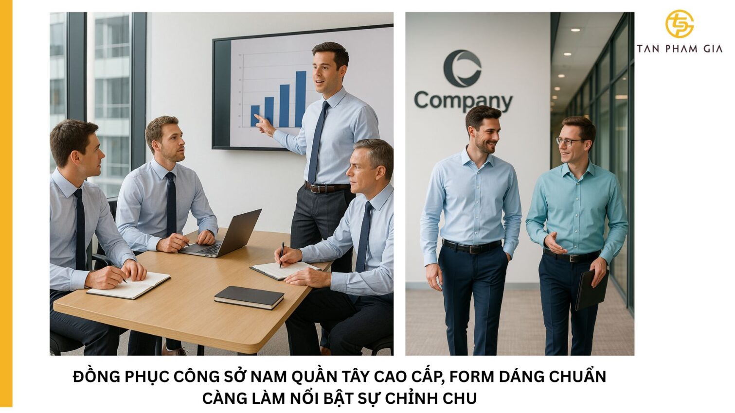 Đồng phục công sở nam quần tây cao cấp