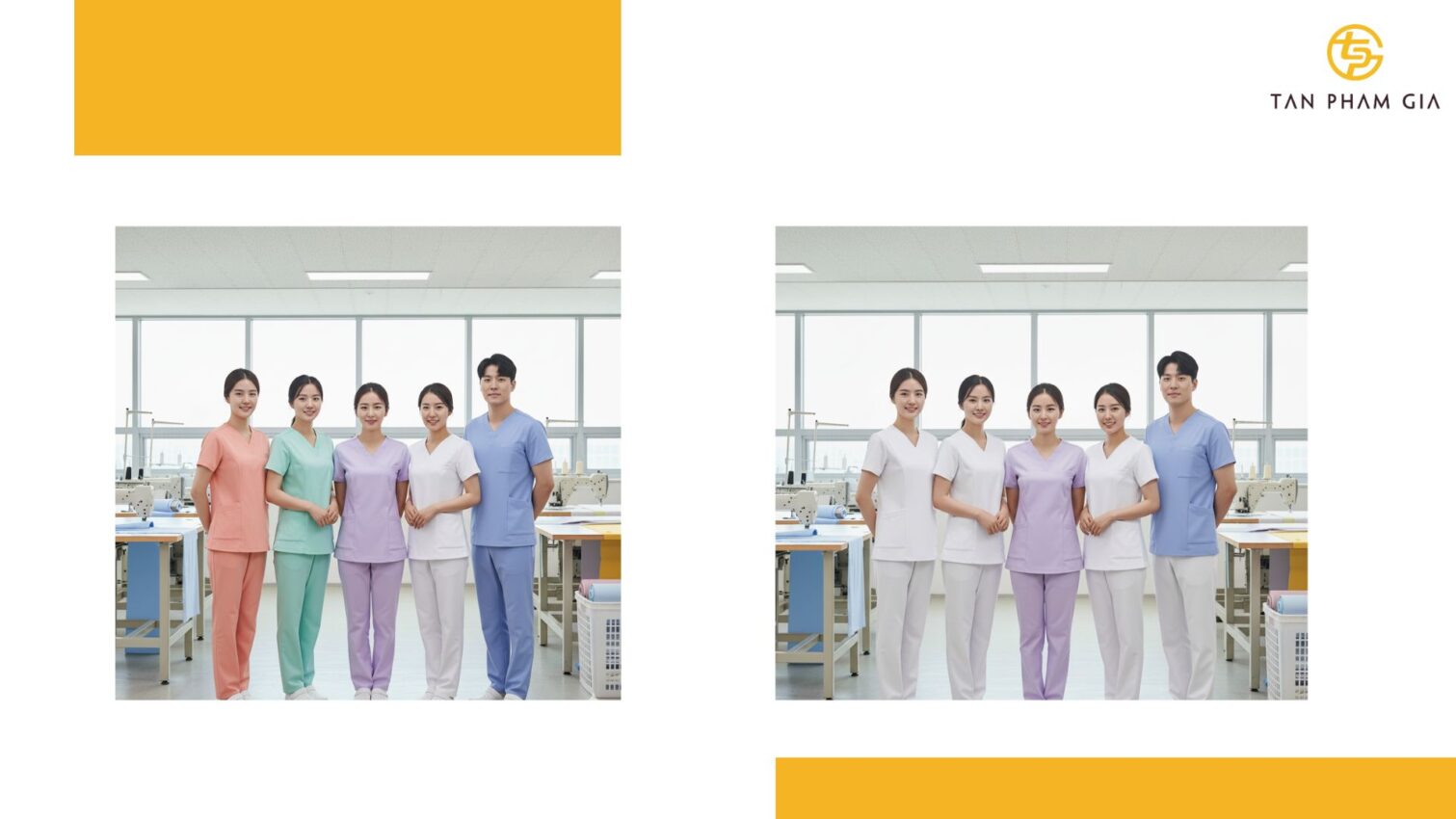 Đồng phục y tế cho nhân viên phòng khám