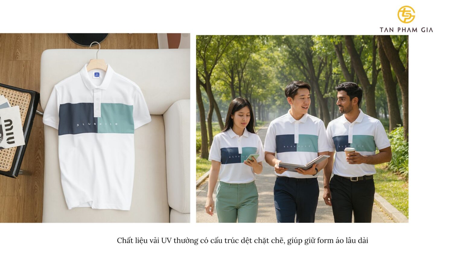 Đồng phục công sở vải chống tia UV