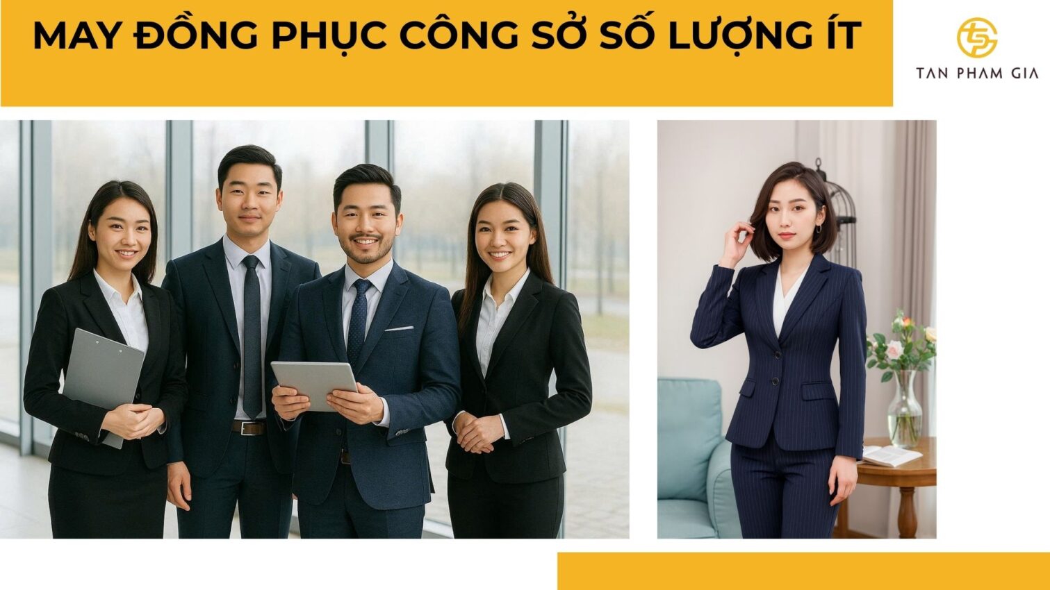May đồng phục công sở số lượng ít
