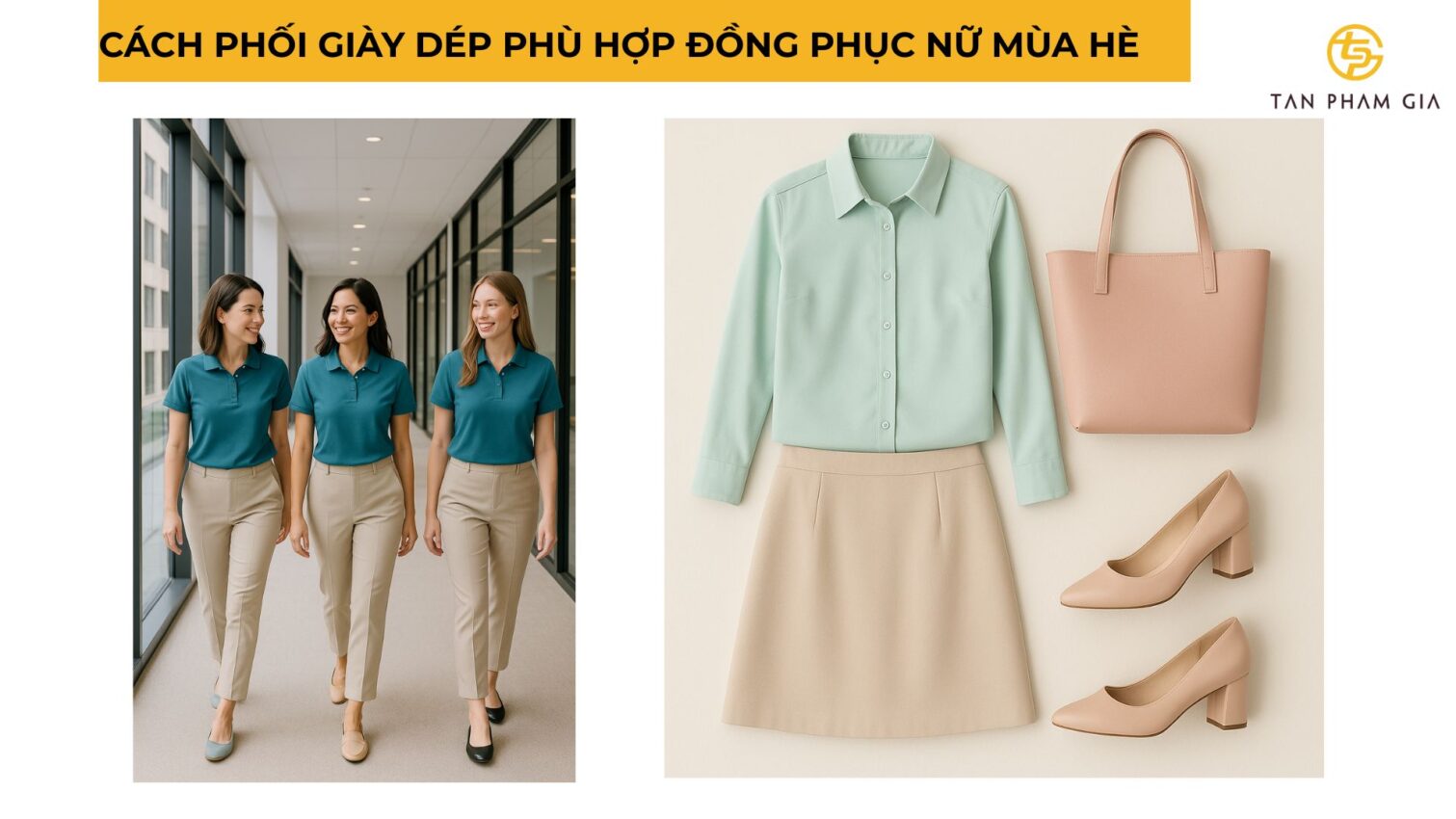 Đồng phục công sở nữ mùa hè