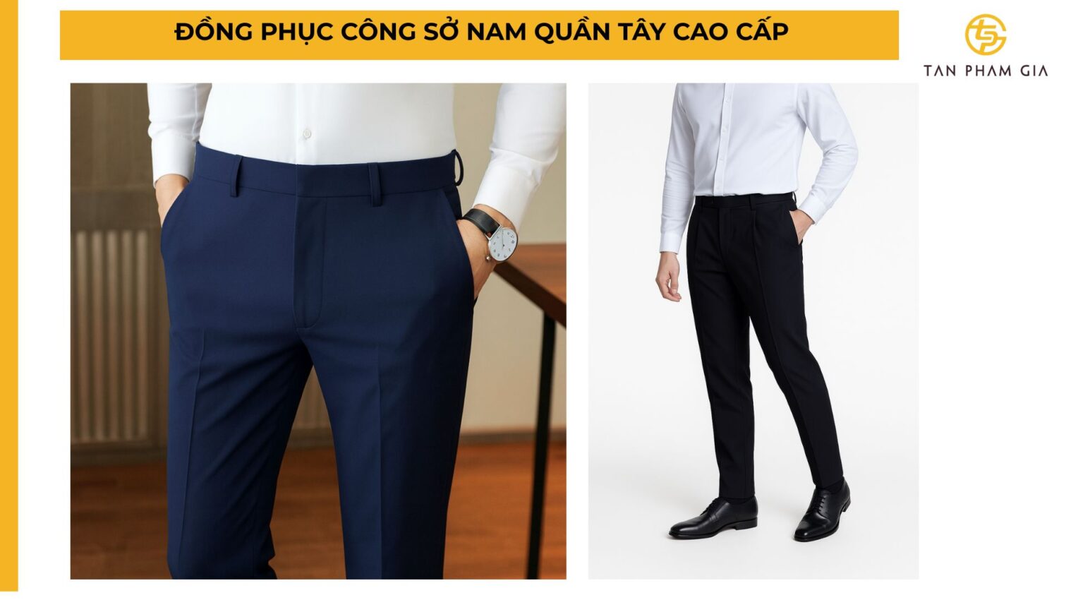 Đồng phục công sở nam quần tây cao cấp