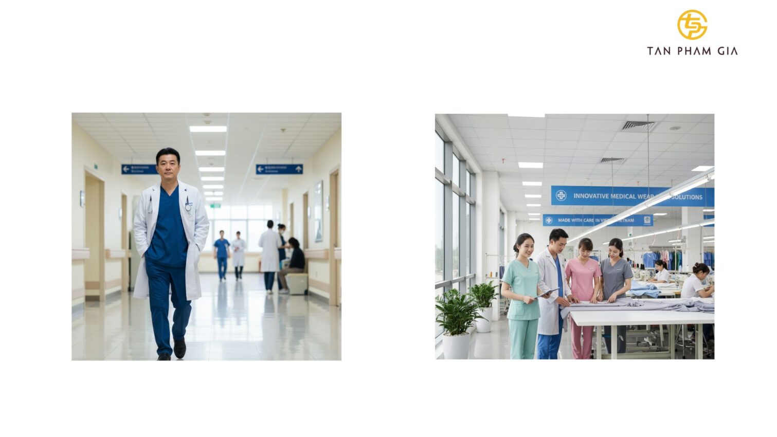 Đồng phục y tế cho nhân viên khám bệnh