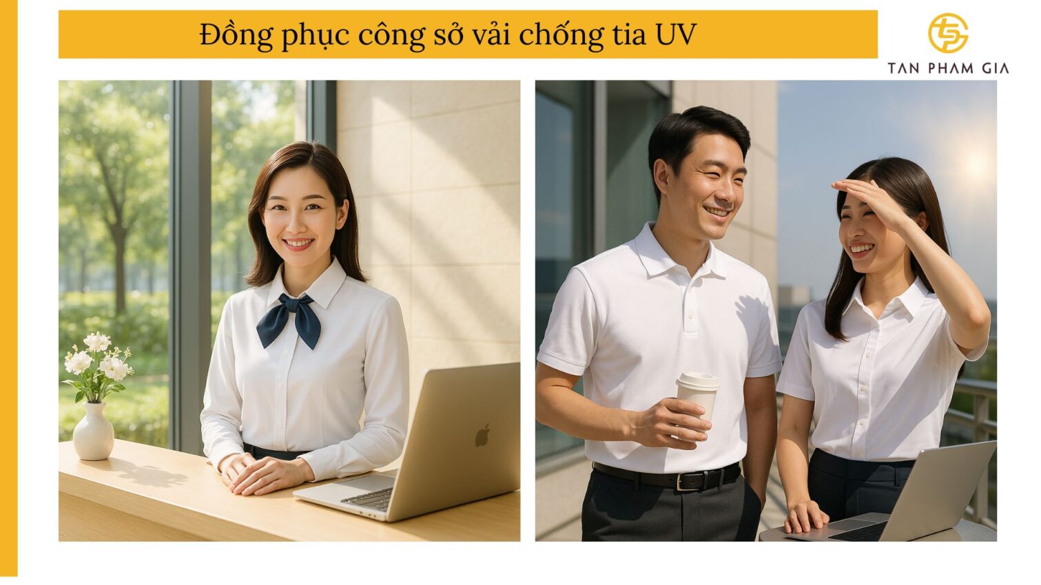 Đồng phục công sở vải chống tia UV