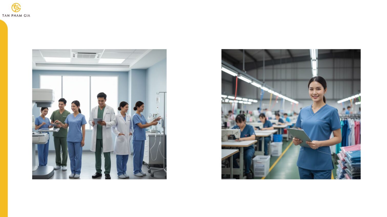 Đồng phục y tế cho nhân viên chăm sóc sức khỏe