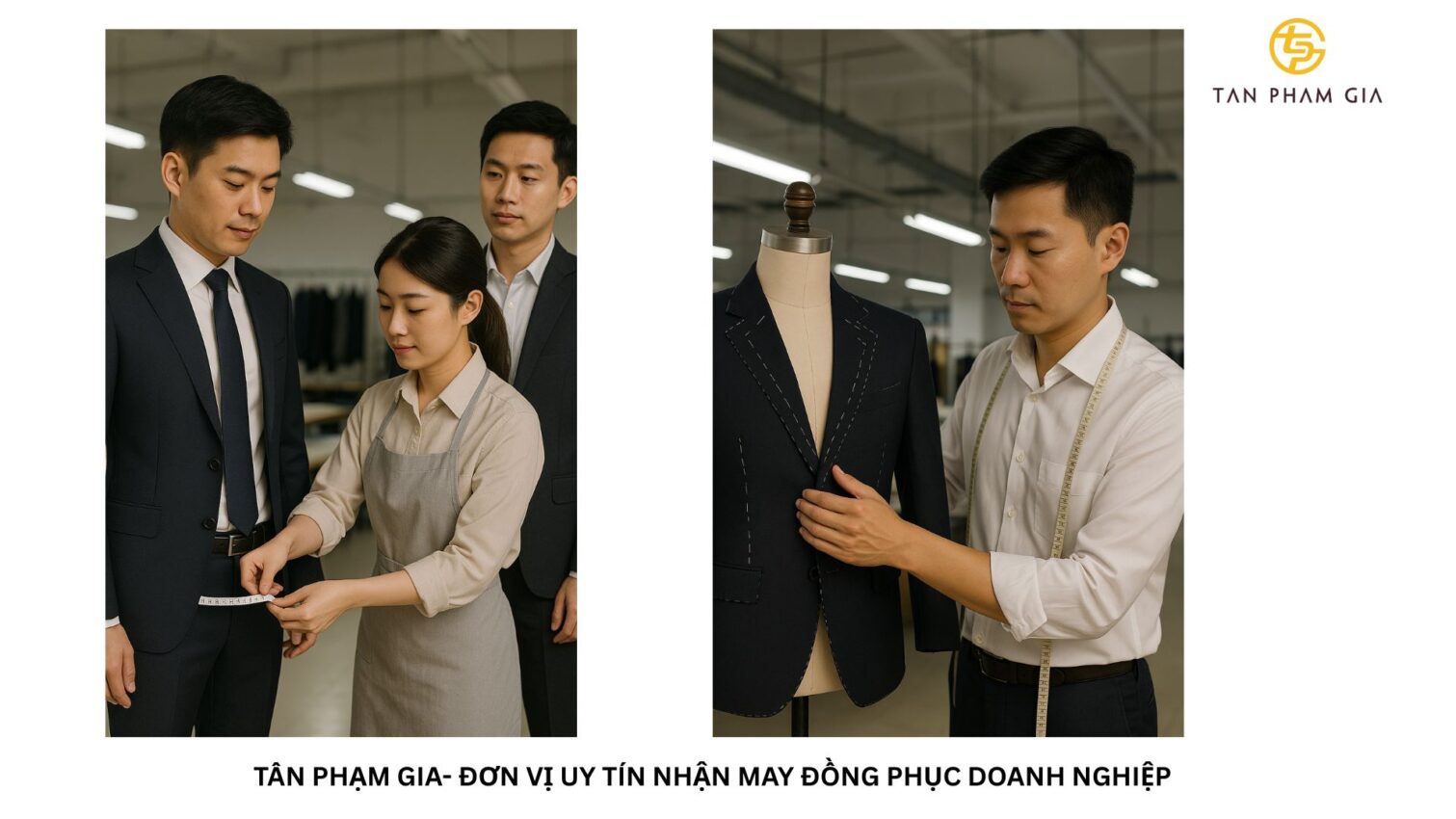 Đồng phục công sở nam quần tây mix vest