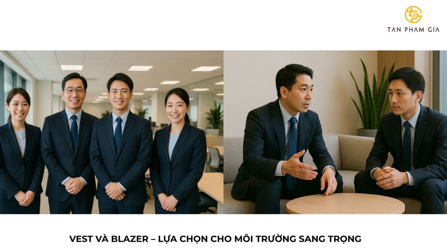Đồng phục công sở nam phong cách lịch lãm