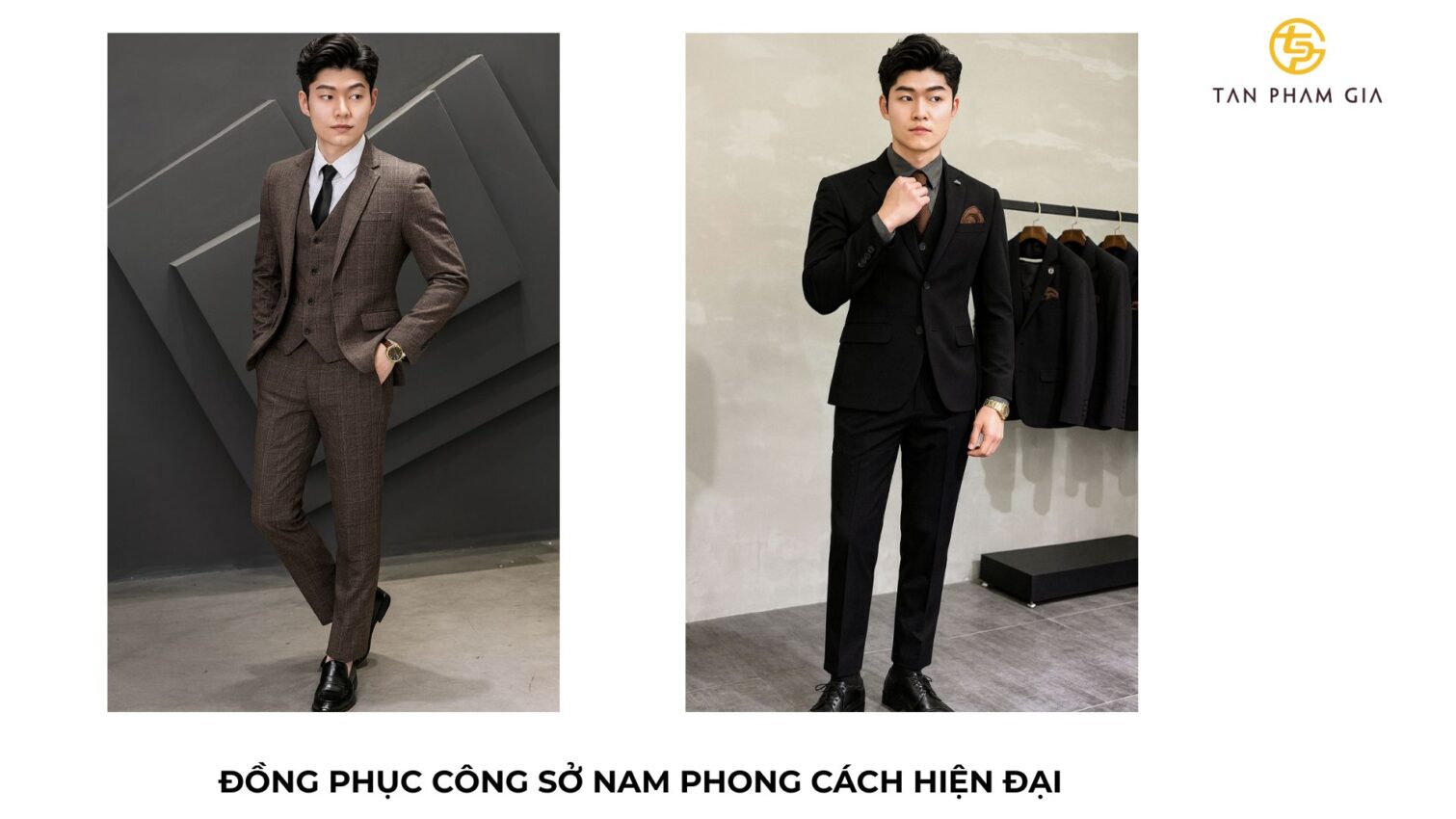 Đồng phục công sở nam phong cách hiện đại
