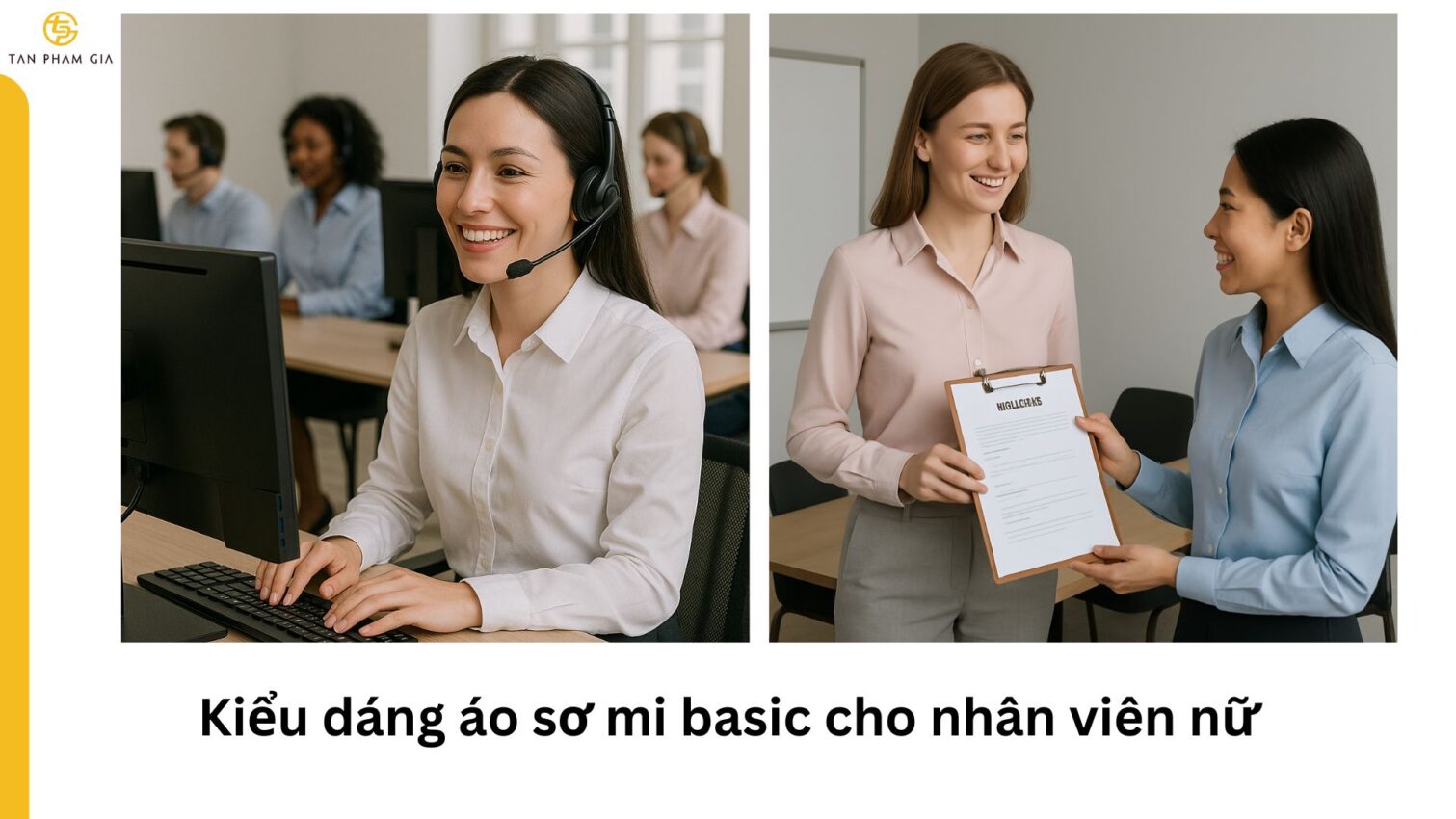 Đồng phục công sở nữ basic đơn giản