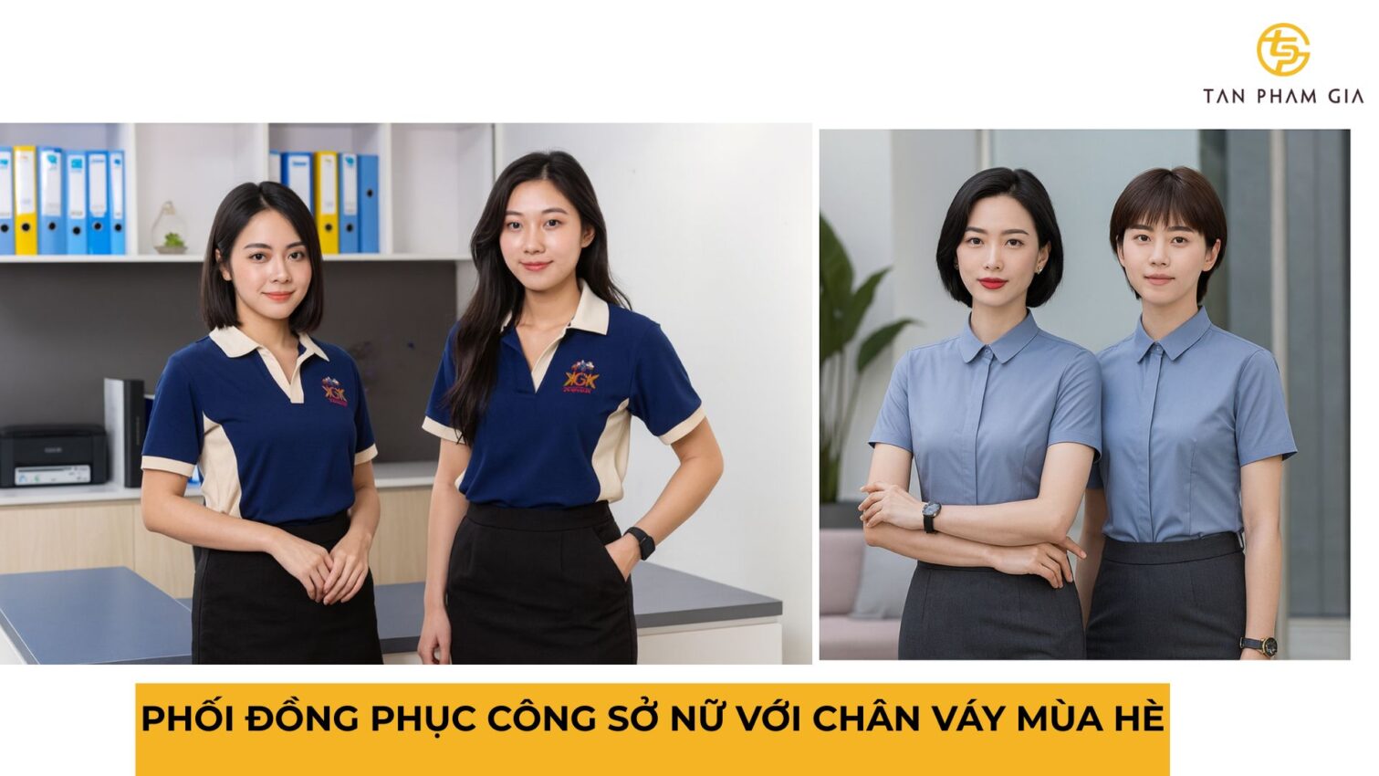 Đồng phục công sở nữ mùa hè