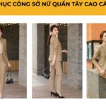 Đồng phục công sở nữ quần tây cao cấp Đồng phục công sở nữ quần tây cao cấp