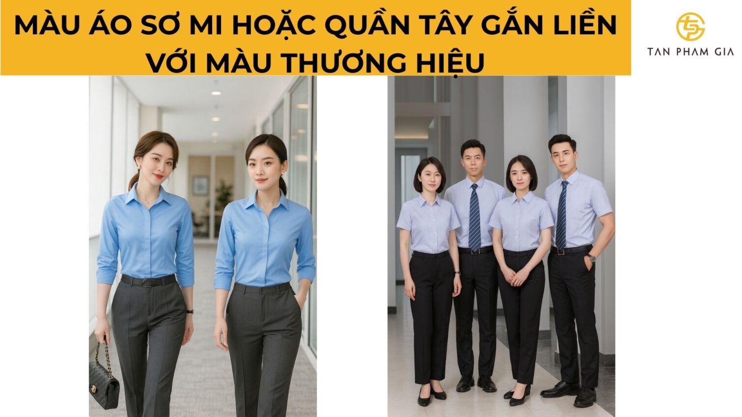 Đồng phục công sở nữ quần tây áo sơ mi