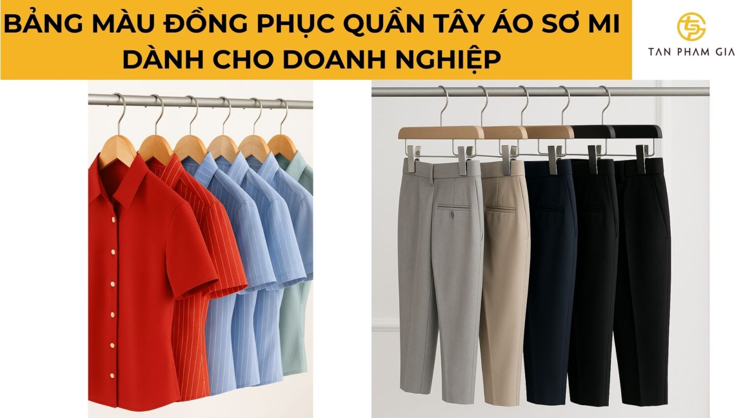 Đồng phục công sở nữ quần tây áo sơ mi
