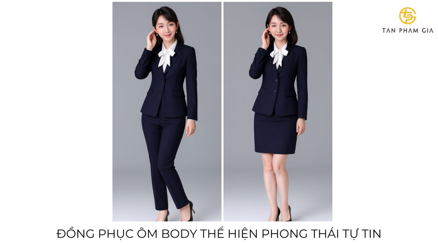 Đồng phục công sở nữ dáng ôm body