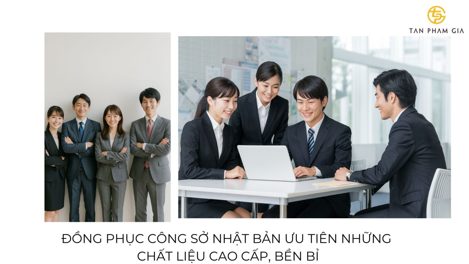 Đồng phục công sở nữ phong cách Nhật Bản