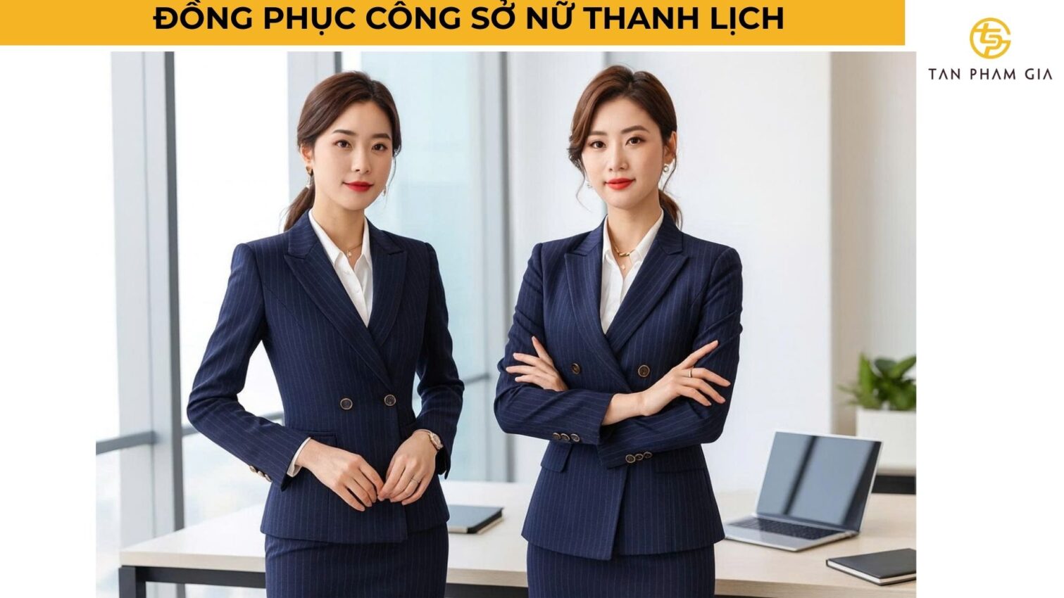 Đồng phục công sở nữ thanh lịch