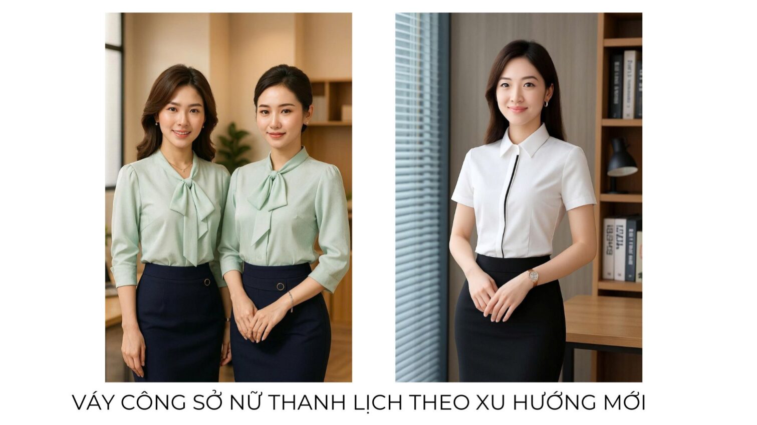 Đồng phục công sở nữ thanh lịch