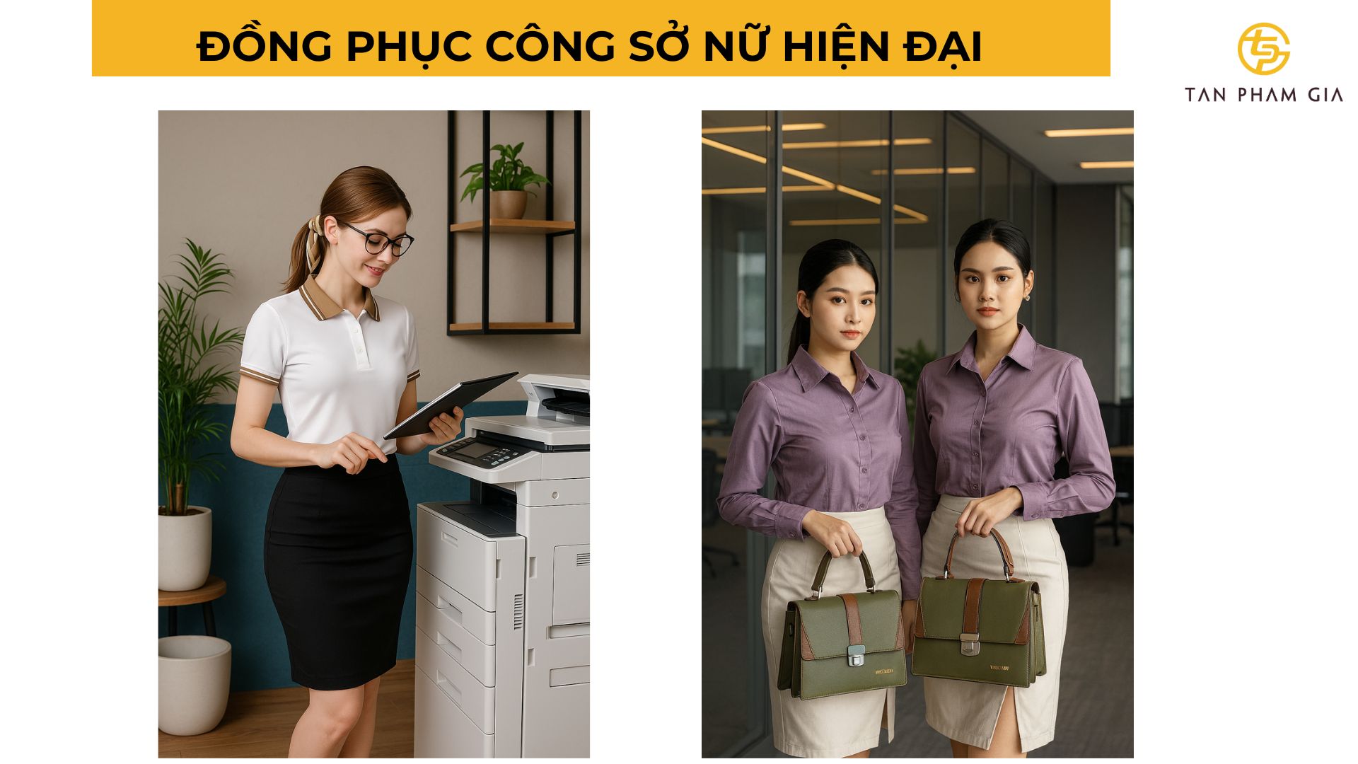Đồng phục công sở nữ hiện đại