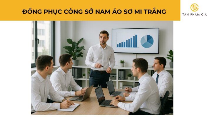 Đồng phục công sở nam áo sơ mi trắng
