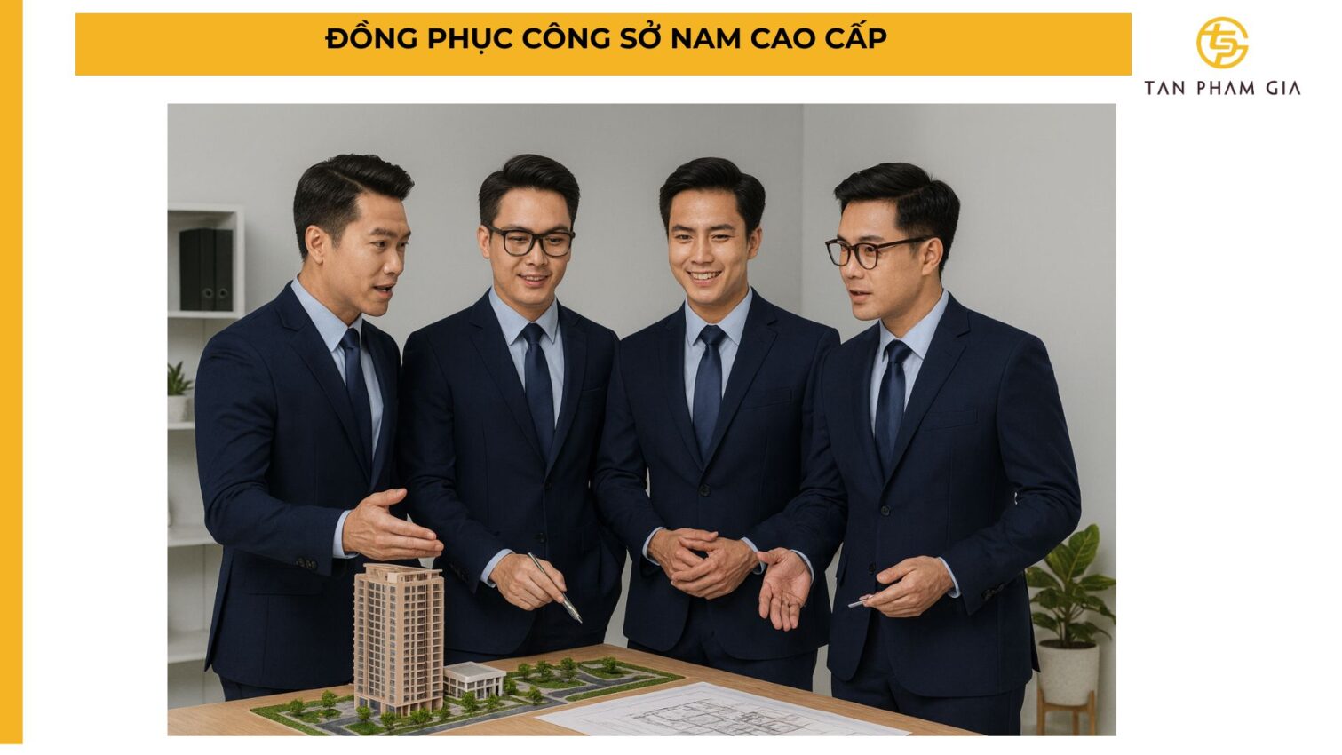 Đồng phục công sở nam cao cấp
