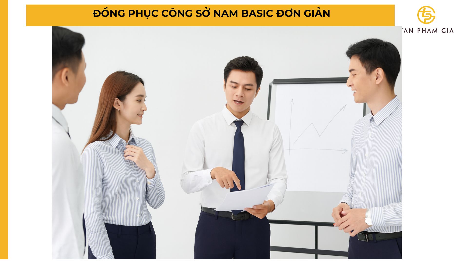 Đồng phục công sở nam basic đơn giản