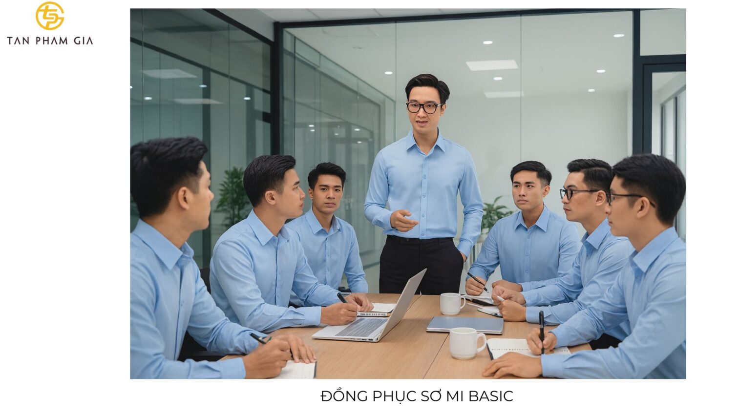 Đồng phục công sở nam basic đơn giản
