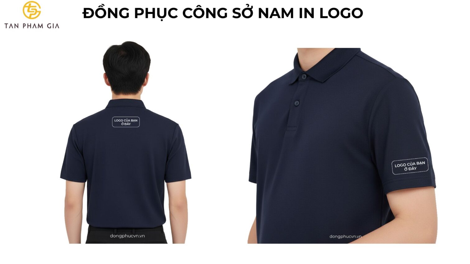 Đồng phục công sở nam in logo
