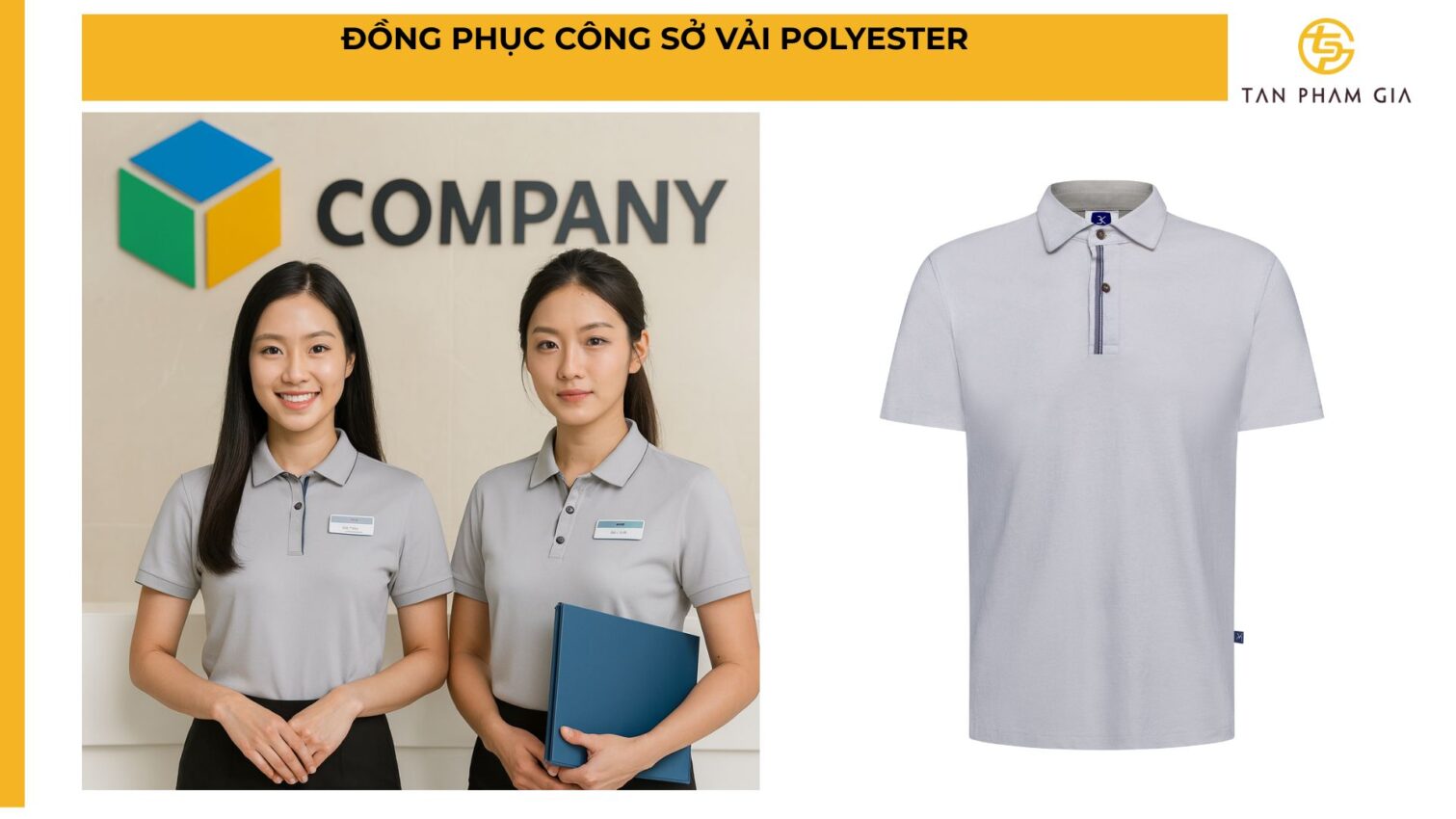 Đồng phục công sở vải polyester