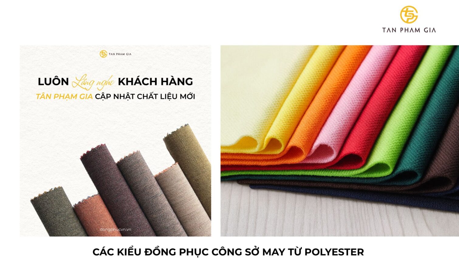 Đồng phục công sở vải polyester