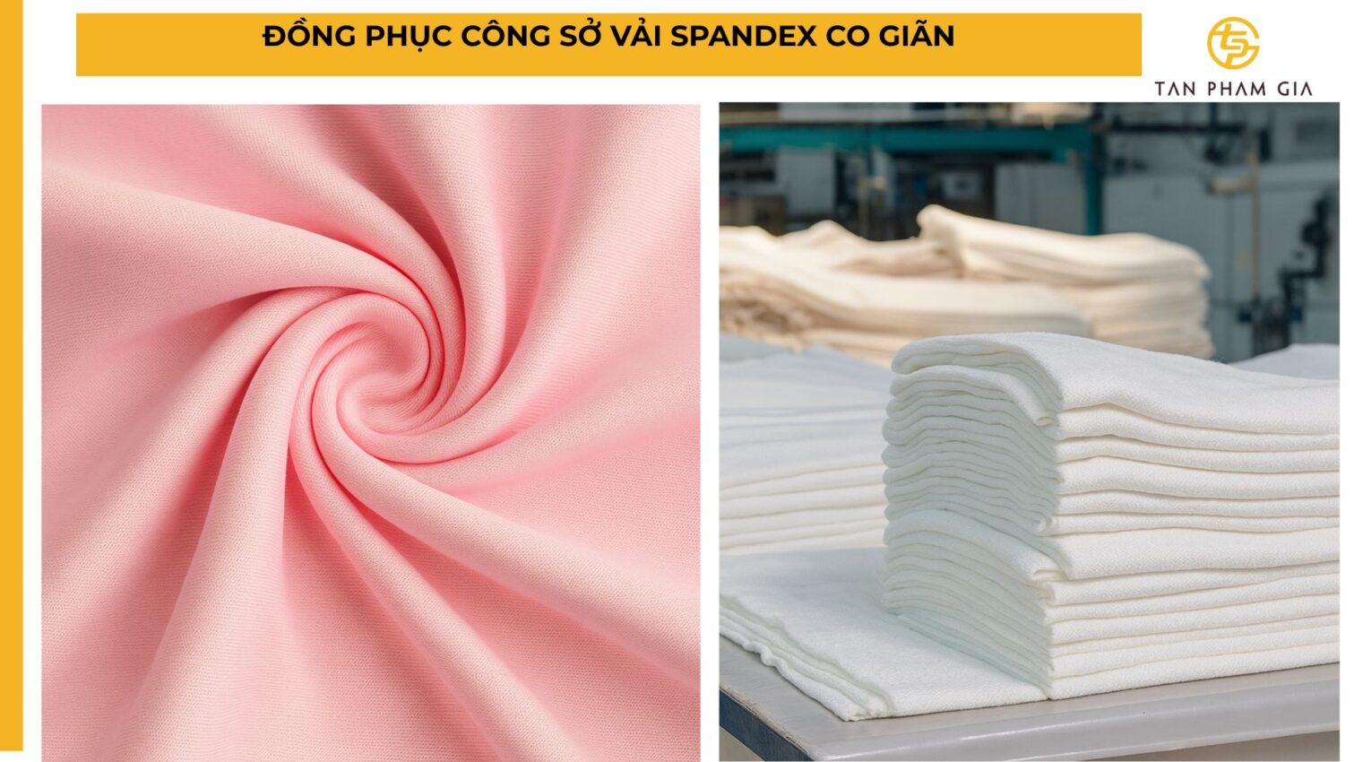 Đồng phục công sở vải spandex co giãn