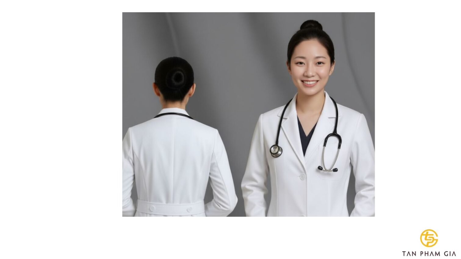 Đồng phục y tế áo blouse nữ dáng ôm