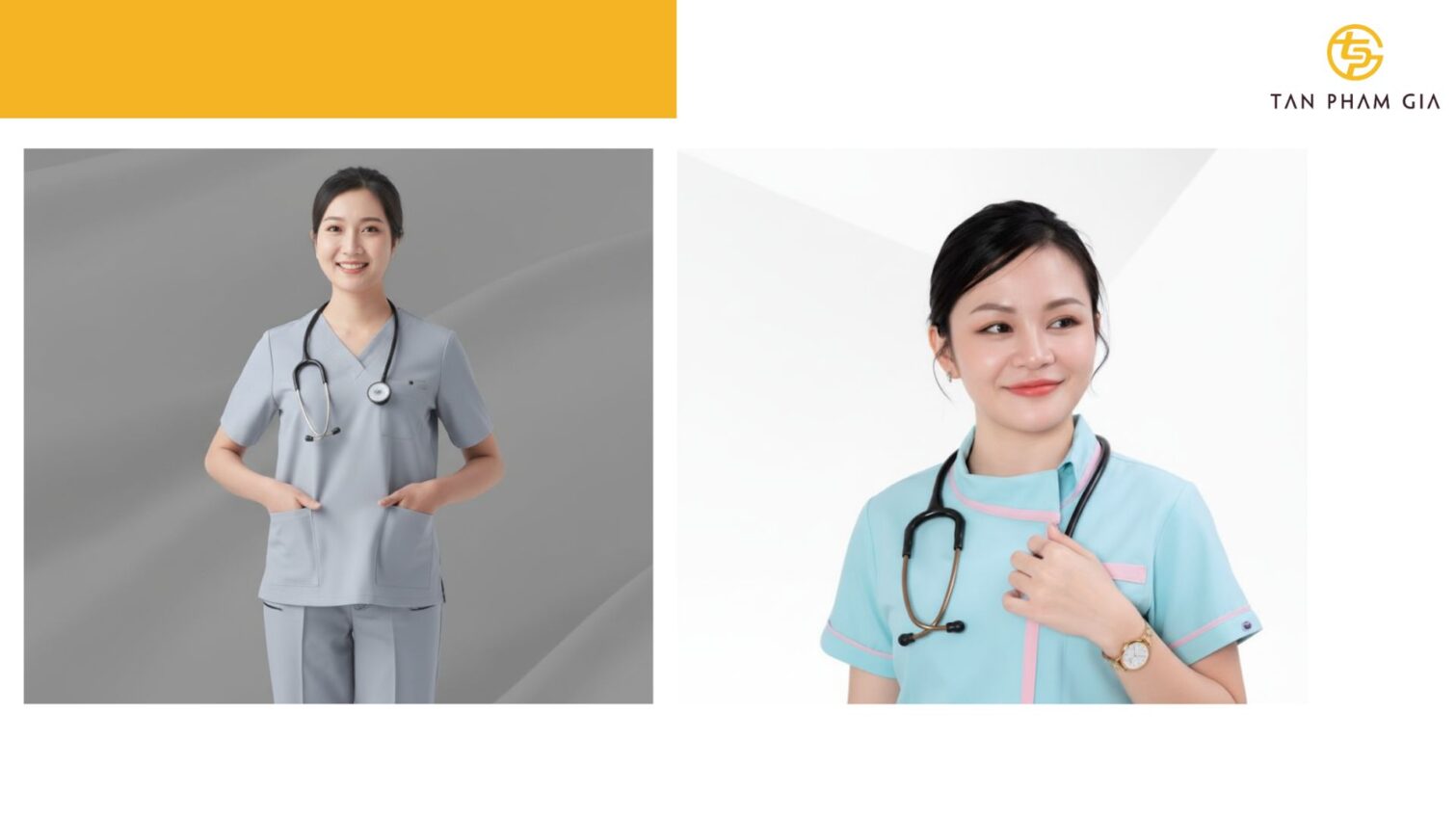 Đồng phục y tế áo blouse nữ dáng ôm