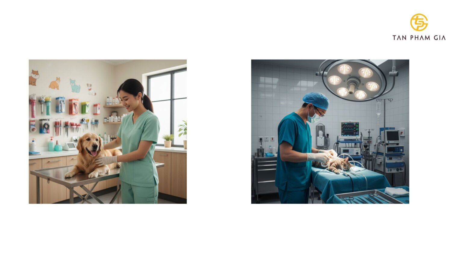 Đồng phục y tế cho bác sĩ thú y