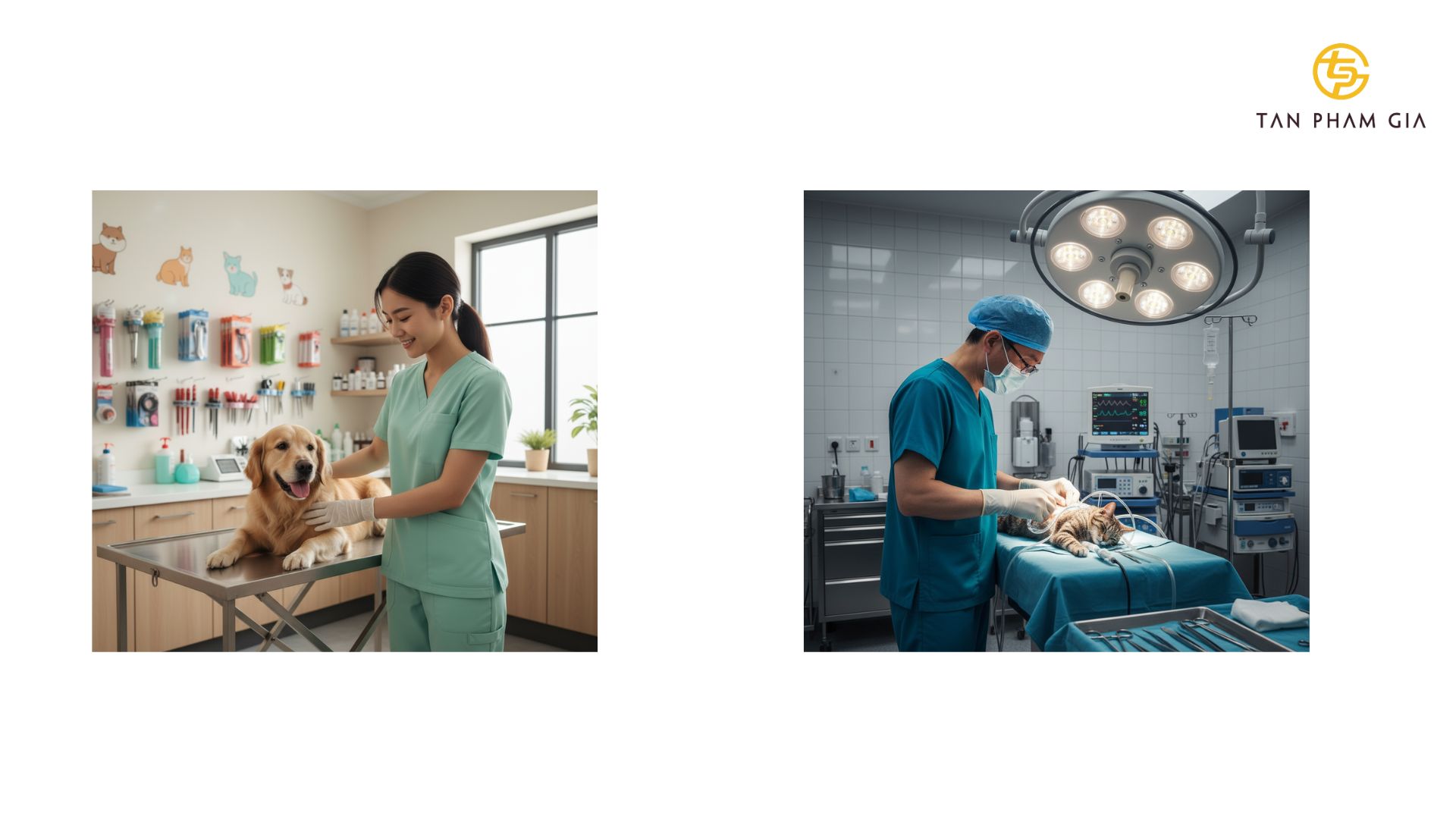 Đồng phục y tế cho bác sĩ thú y
