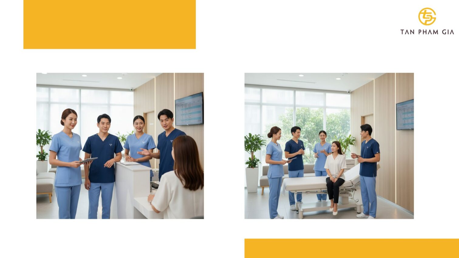 Đồng phục y tế cho nhân viên phòng khám