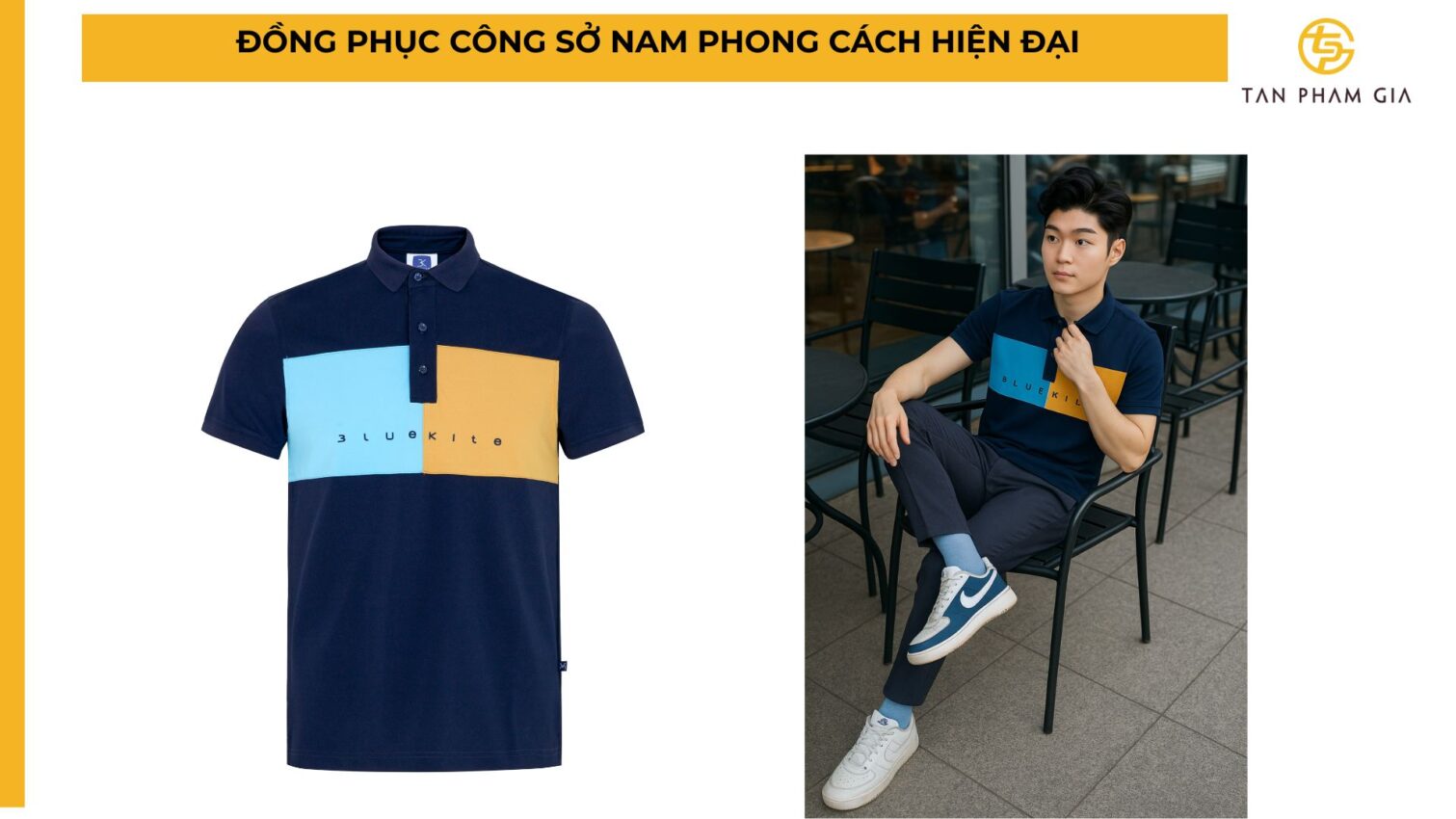 Đồng phục công sở nam phong cách hiện đại