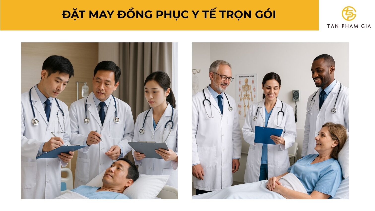 Đặt may đồng phục y tế trọn gói