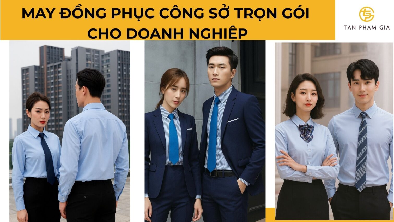 May đồng phục công sở trọn gói cho doanh nghiệp