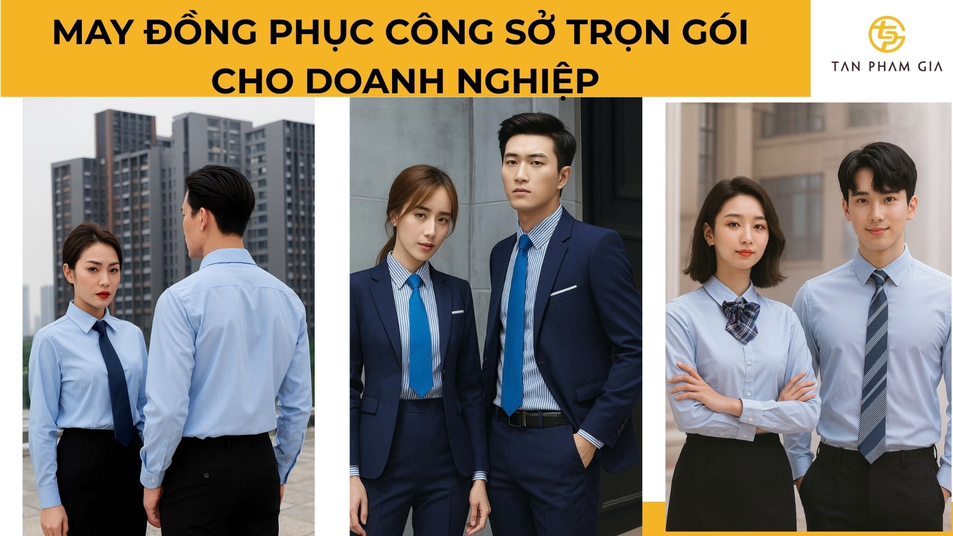 May đồng phục công sở trọn gói cho doanh nghiệp