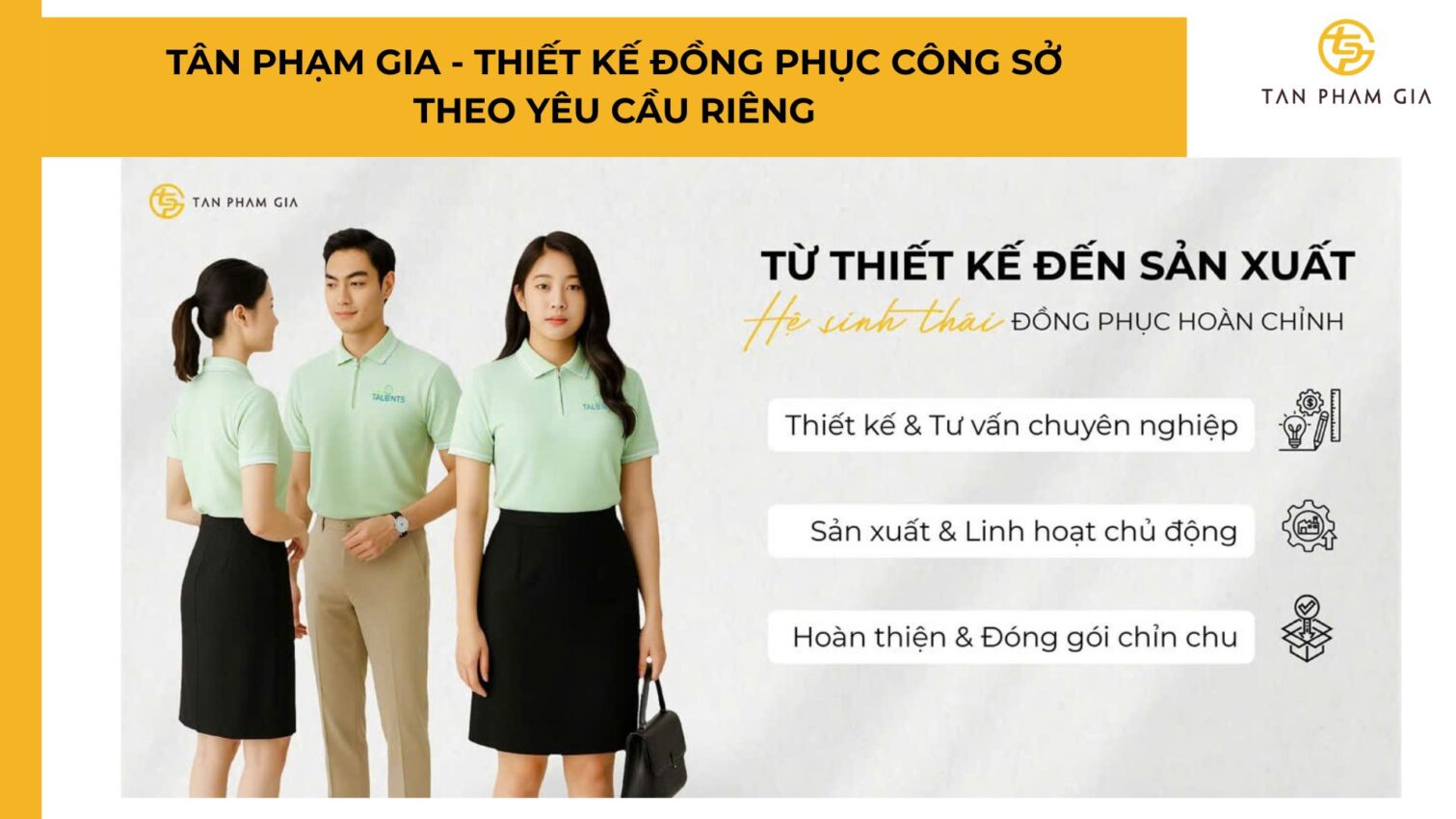May đồng phục công sở trọn gói cho doanh nghiệp