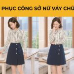 Đồng phục công sở nữ váy chữ A Đồng phục công sở nữ váy chữ A