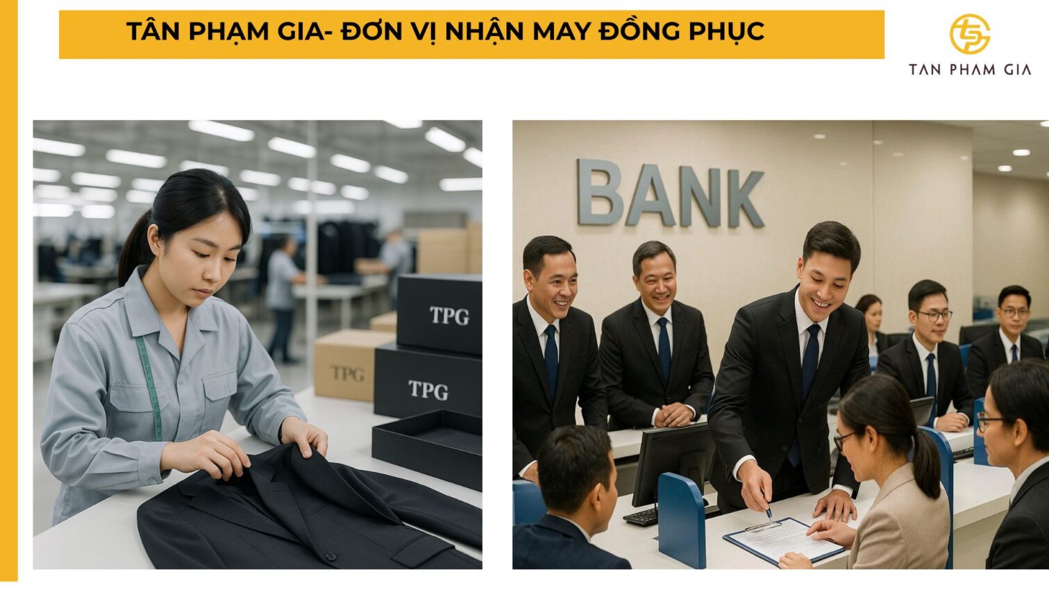 Đồng phục công sở nam áo vest đen