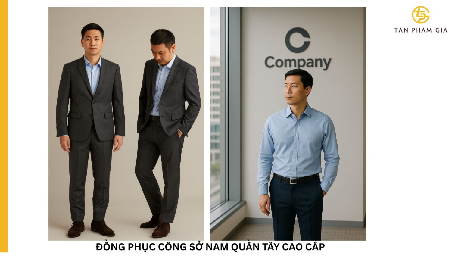 Đồng phục công sở nam quần tây cao cấp