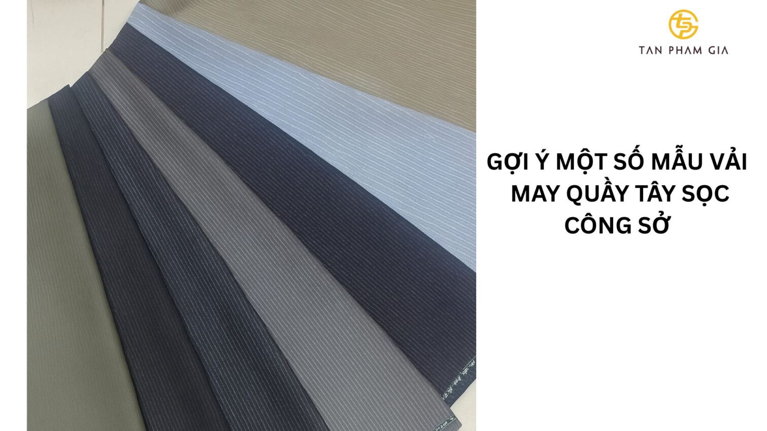 Đồng phục công sở nam quần tây sọc