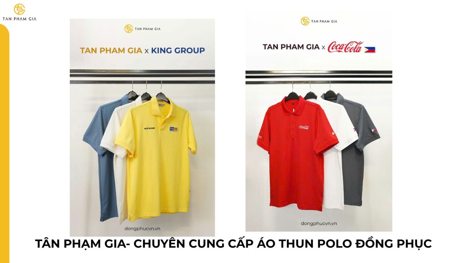 Đồng phục công sở nam áo polo in logo