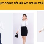 Đồng phục công sở nữ áo sơ mi trắng Đồng phục công sở nữ áo sơ mi trắng