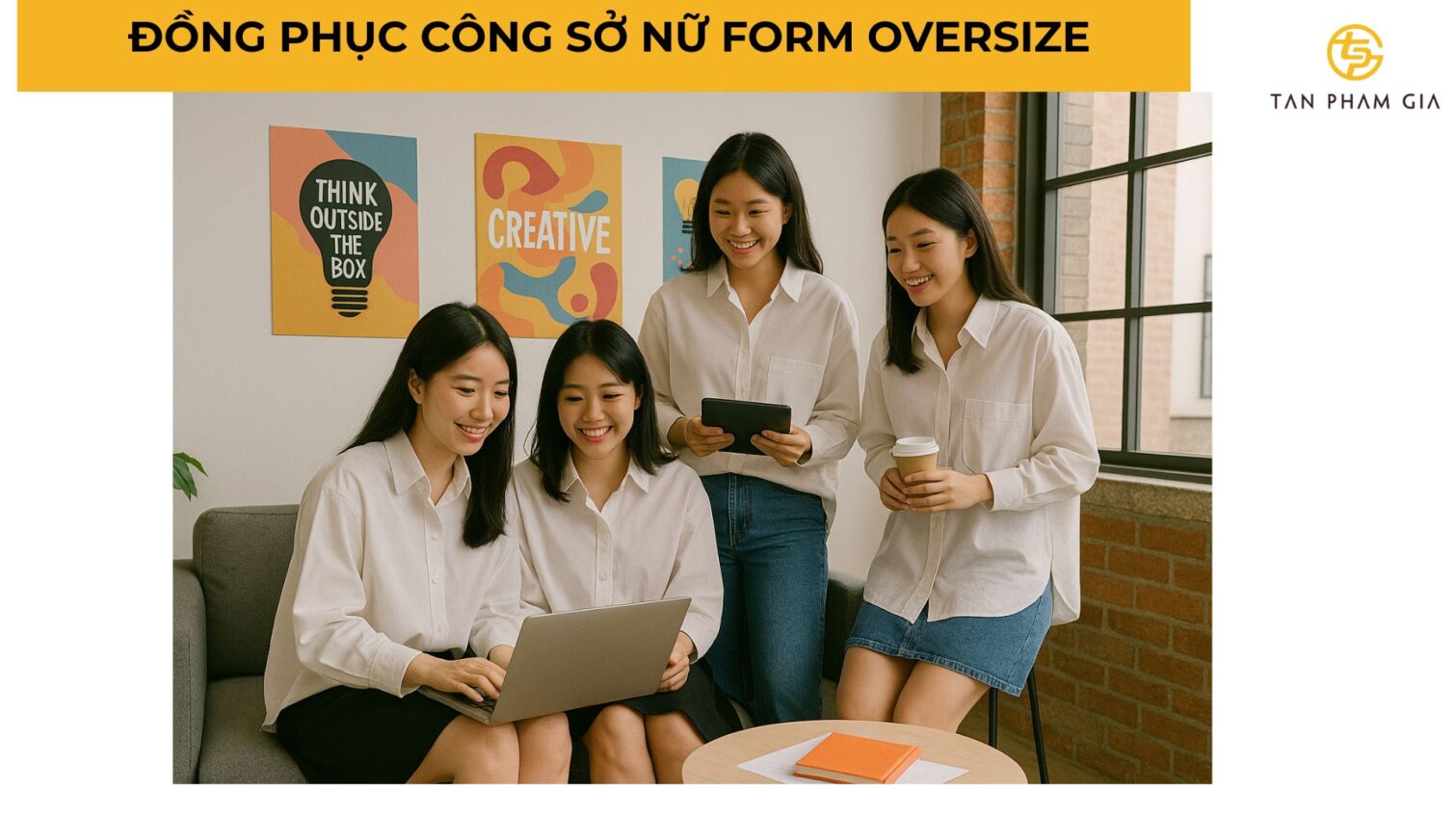 Đồng phục công sở nữ form oversize